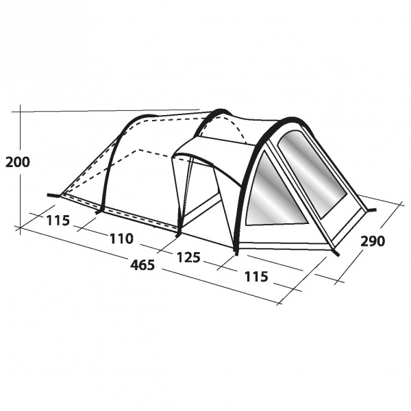 Outwell - Vacationer 400 - 4-persoonstent