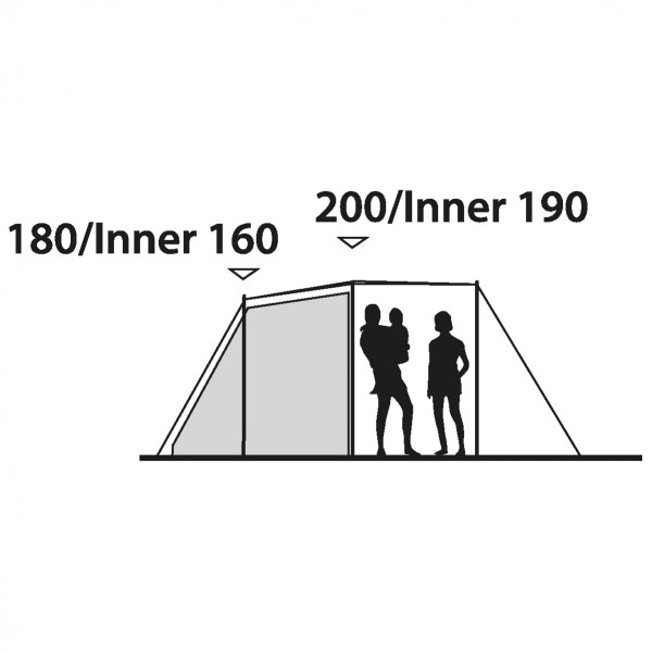Outwell - Vacationer 400 - Tienda de campaña 4 personas