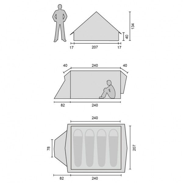 Nordisk - Vimur 4.8 - 4-persoonstent