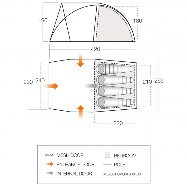 Vango - Cosmos 400 - 4-mannatält