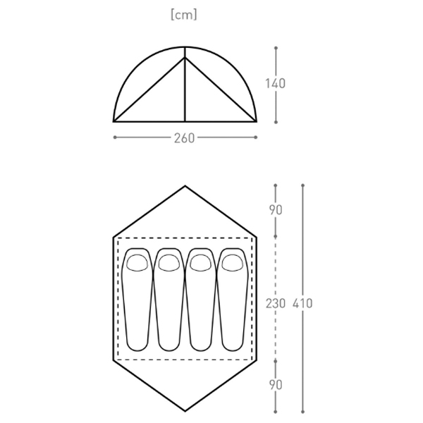 Bach - Guam 4 - Tenda a 4 posti