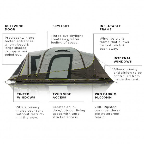 Zempire - Aerodome I Pro V2 - 4-mannatält