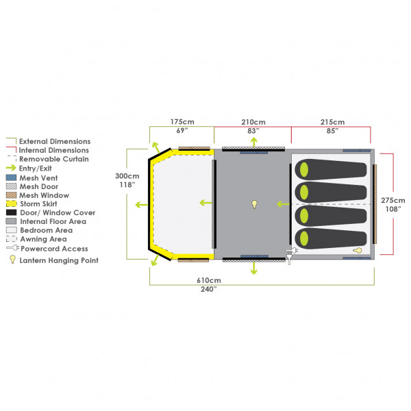 Zempire - Aerodome I Pro V2 - 4-mannatält