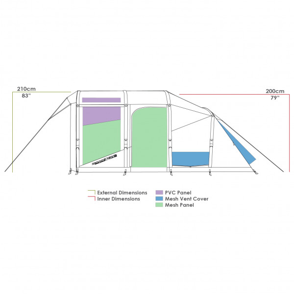Zempire - Evo TM V2 - 4-mannatält