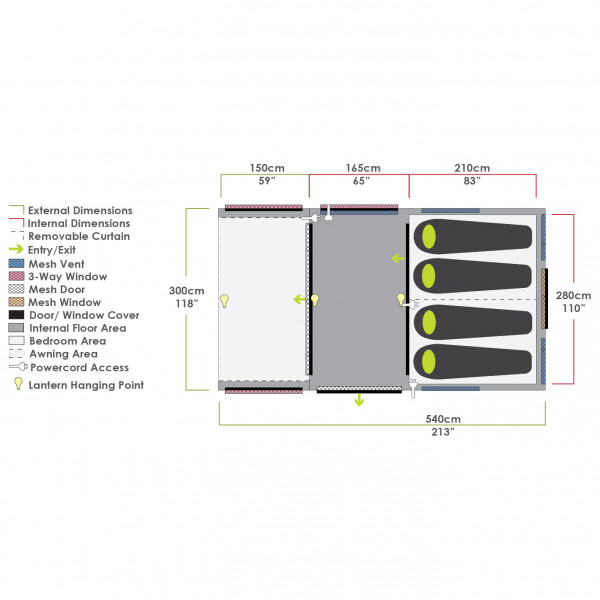 Zempire - Evo TM V2 - 4-persoonstent