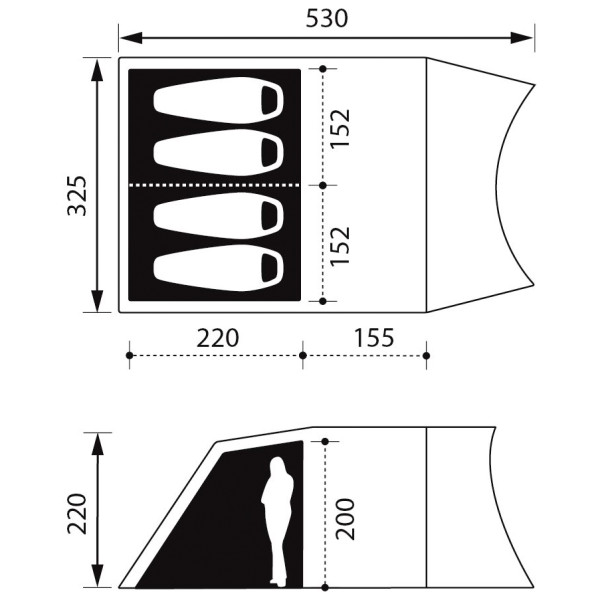 Nomad - Dogon 4 - 4-person tent
