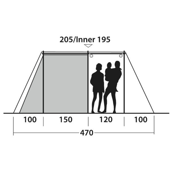 Outwell - Nevada 4 - 4-mannatält