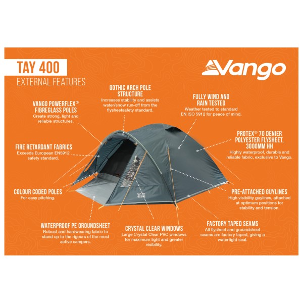 Vango - Tay 400 - 4-persoonstent