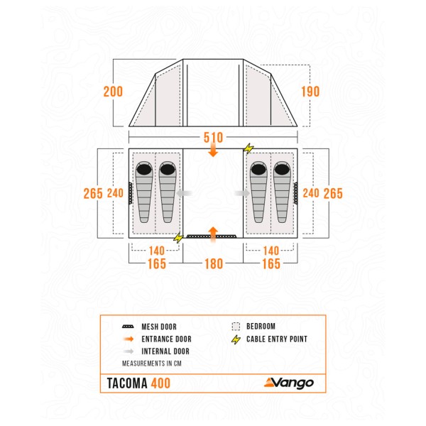 Vango - Tacoma 400 Package - 4-personers telt