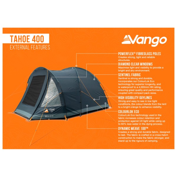 Vango - Tahoe 400 - 4-personers telt
