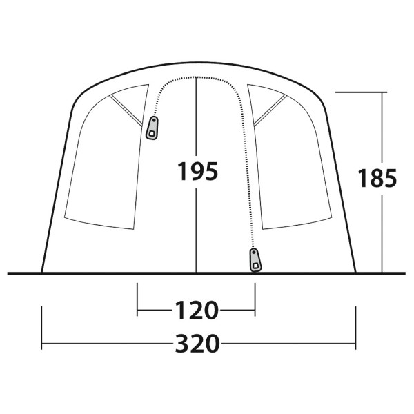 Outwell - Colorado 5 Air - 4-persoonstent