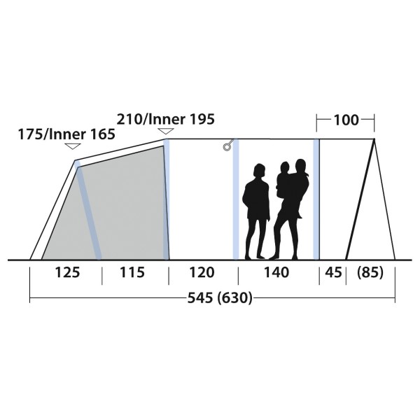 Outwell - Colorado 5 Air - 4-persoonstent
