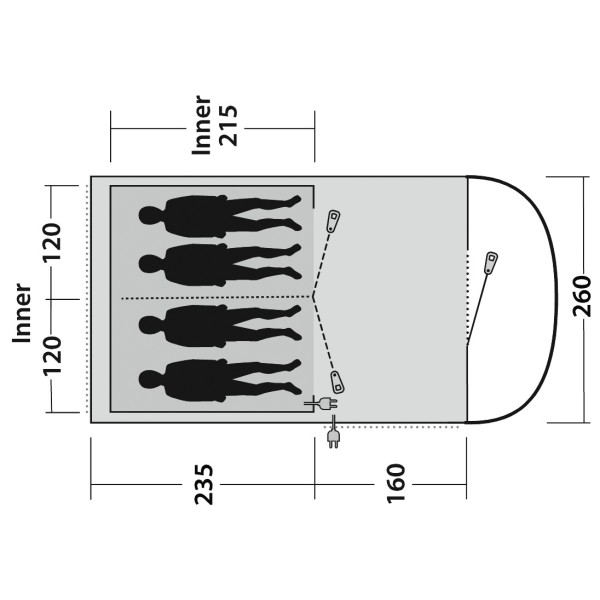 Outwell - Sky 4 - Tenda a 4 posti
