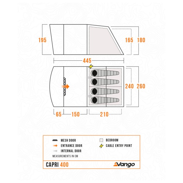 Vango - Capri 400 - 4-persoonstent