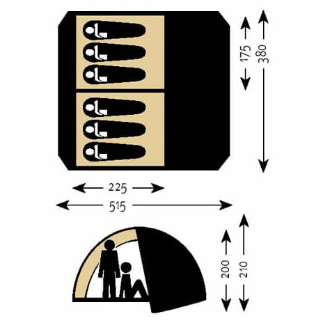 Salewa - Ambience VI - Grupptält