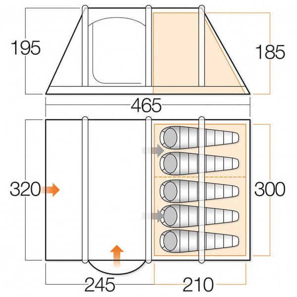 Vango - Ravello 500 - Tienda para grupos