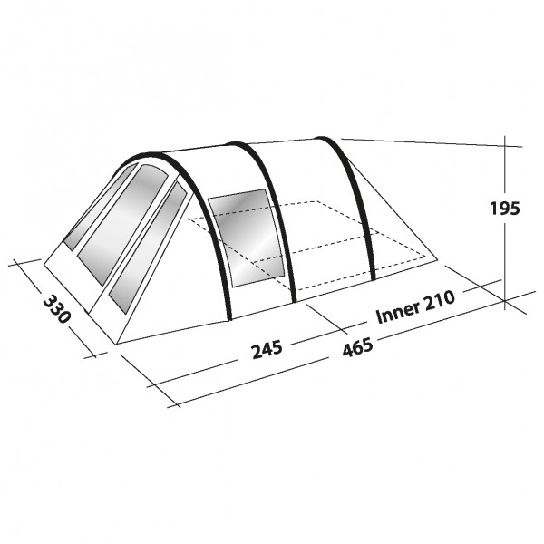 Outwell - Aspen 500 - Gruppenzelt