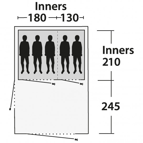 Outwell - Aspen 500 - Tienda para grupos