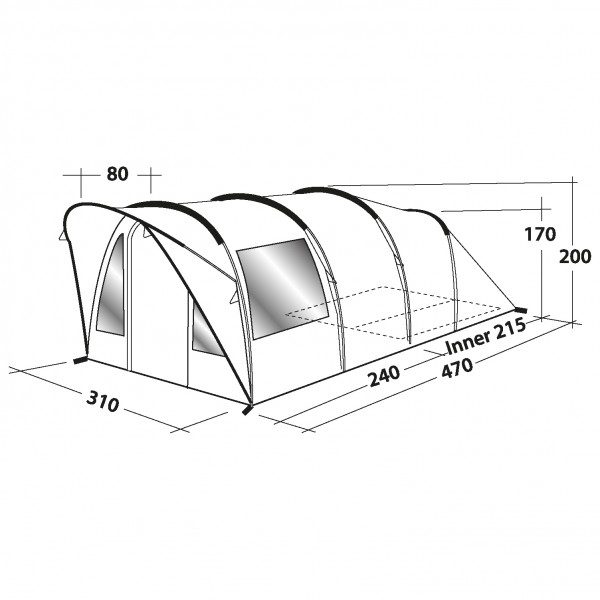 Outwell - Lawndale 500 - Tienda para grupos