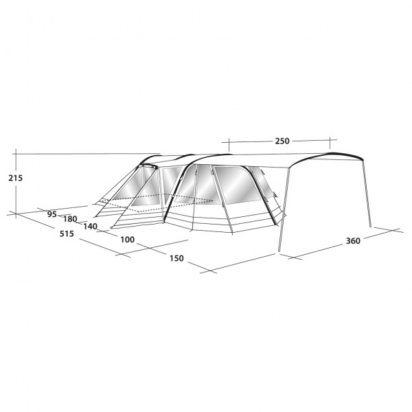 Outwell - Tomcat 5SA - Gruppenzelt