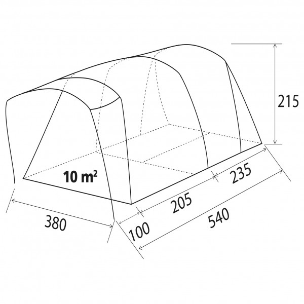 Brunner - Paraiso 5 A.I.R.TECH - Tende di gruppo