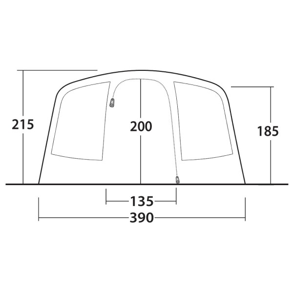 Outwell - Moonhill 6 Air - Gruppenzelt