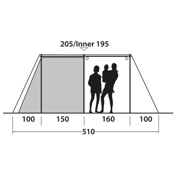 Outwell - Nevada 5 - Group tent
