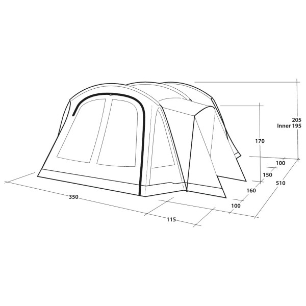 Outwell - Nevada 5 - Gruppenzelt