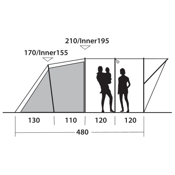 Outwell - Sky 6 - Group tent