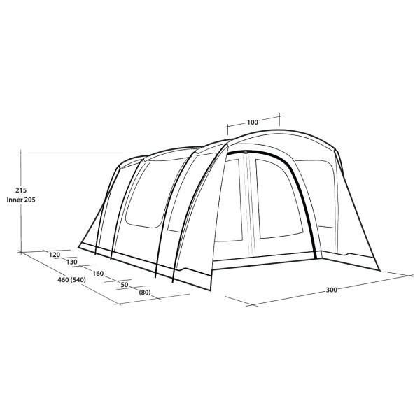 Outwell - Utah 5 - Grupptält