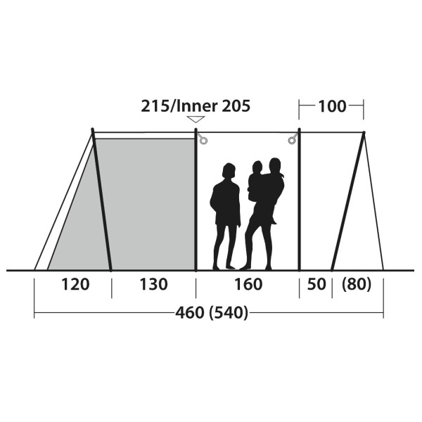 Outwell - Utah 5 - Grupptält