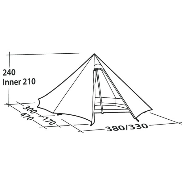 Robens - Green Cone Grande PRS - 4-persoonstent