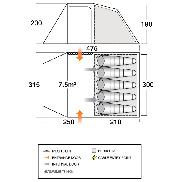 Vango - Beta 550XL - Grupptält