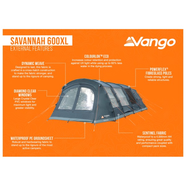 Vango - Savannah 600XL Package - Groepstent