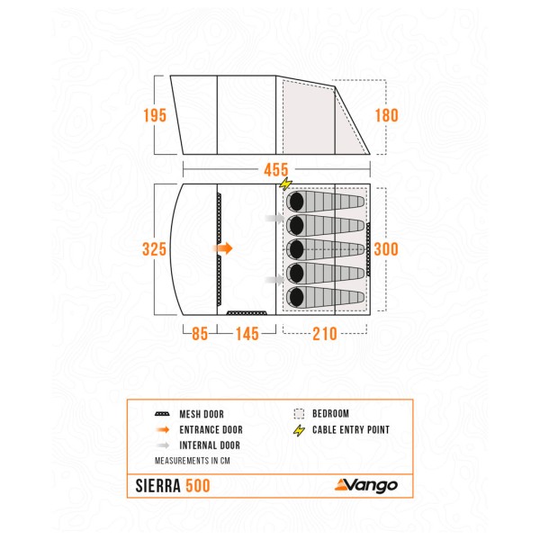 Vango - Sierra 500 - Tende di gruppo