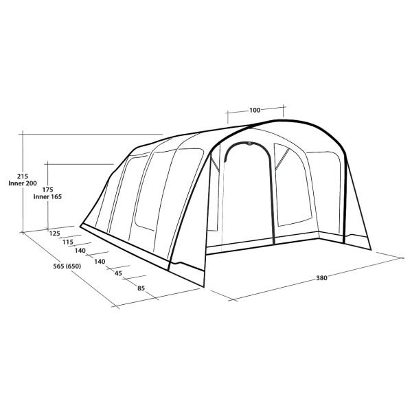 Outwell - Colorado 6 Air - Tienda para grupos