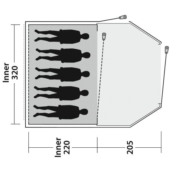 Outwell - Earth 5 Plus - Tende di gruppo