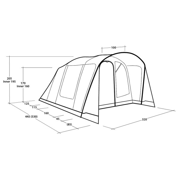 Outwell - Monterey 5 Air - Group tent