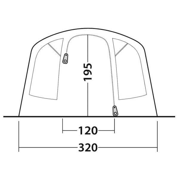 Outwell - Monterey 5 Air - Group tent