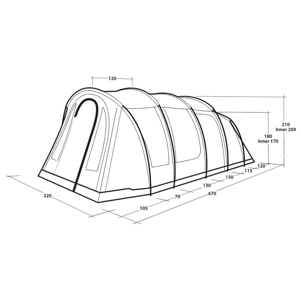 Outwell - Phoenix 5 - Group tent