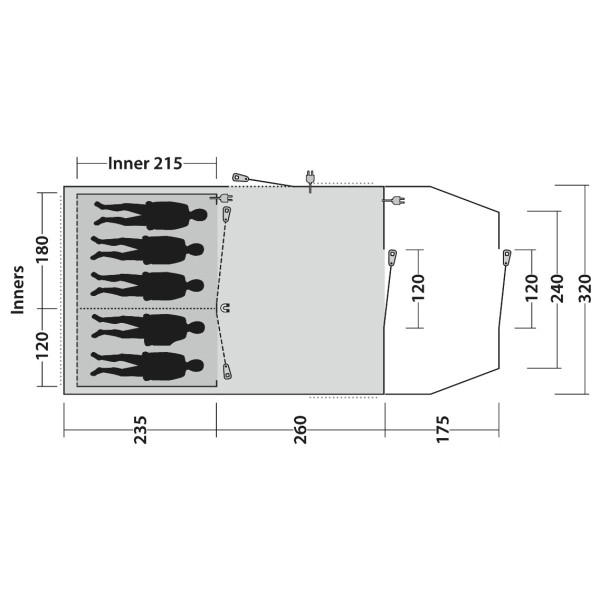 Outwell - Phoenix 5 - Group tent