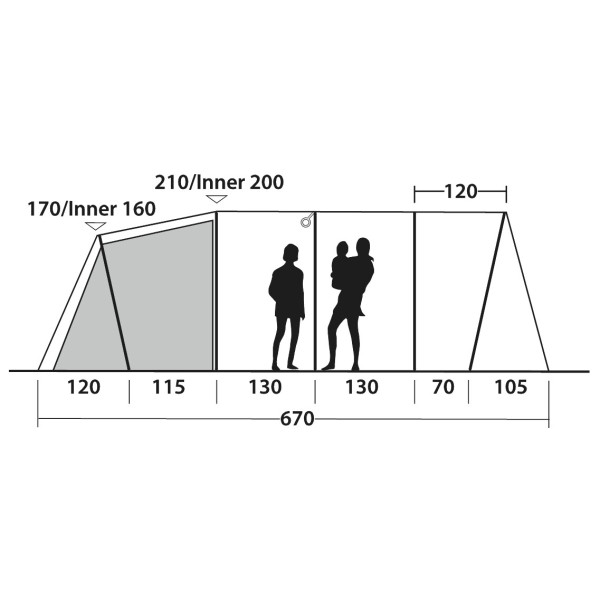 Outwell - Phoenix 5 - Group tent