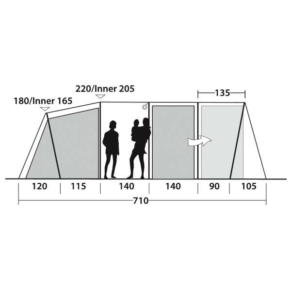 Outwell - Phoenix 6+2 - Groepstent