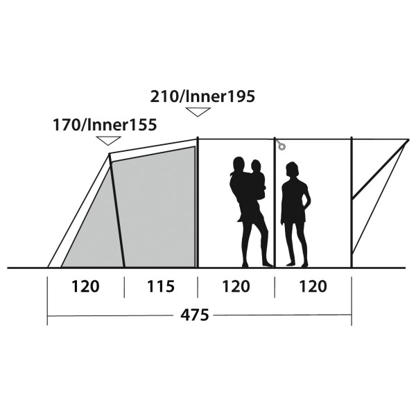 Outwell - Sky 6 - Group tent