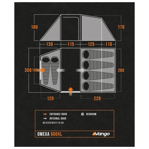 Vango - Omega 600XL - Tende di gruppo