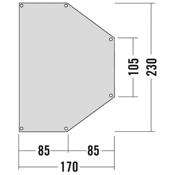Tatonka - Apsidenunterlage Family - Suelo para tienda de campaña
