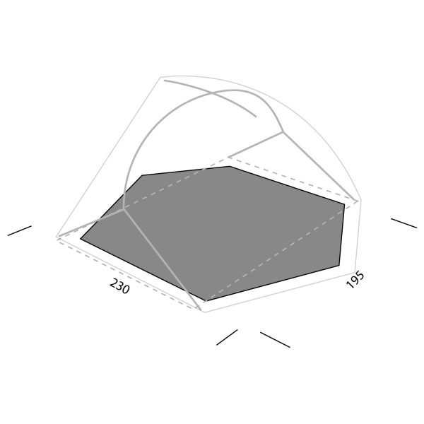 Exped - Lyra II Footprint - Suelo para tienda de campaña