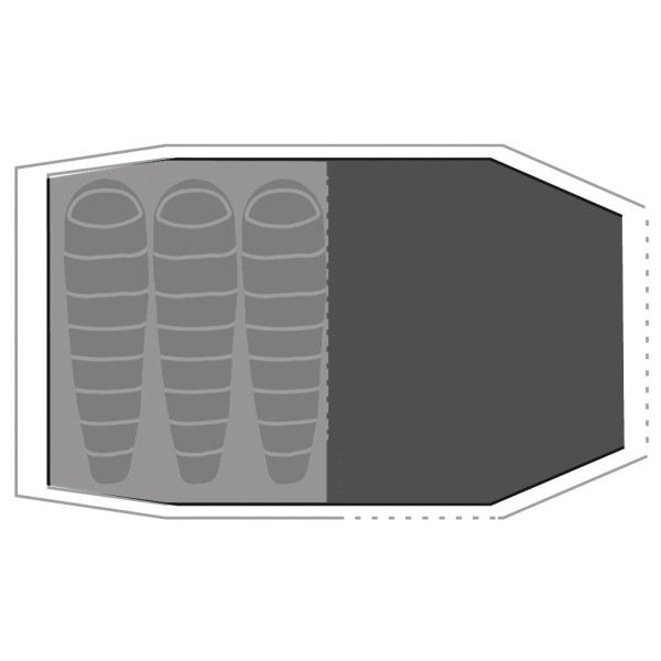 Robens - Footprint Cima Versa 3 - Teltta-alusta