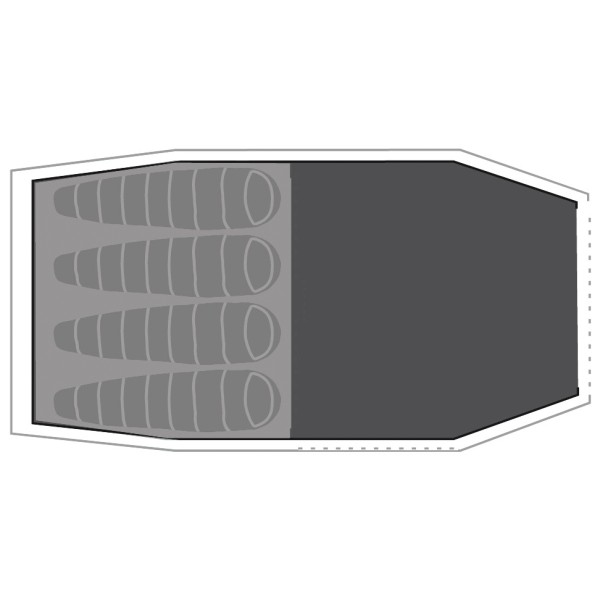 Robens - Footprint Cima Versa 4 - Teltta-alusta
