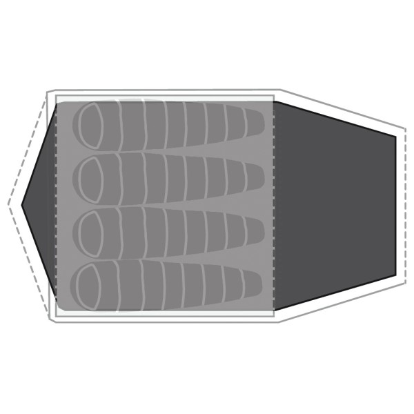 Robens - Footprint Lago Flex 4 - Tältunderlag
